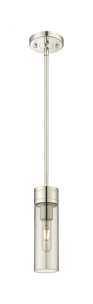 Boreas - 1 Light - 3 inch - Polished Nickel - Stem Hung - Mini Pendant