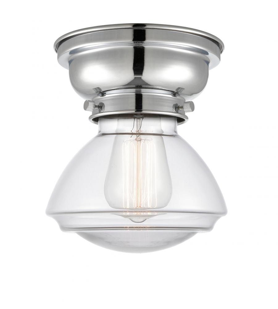 Olean - 1 Light - 7 inch - Polished Chrome - Flush Mount