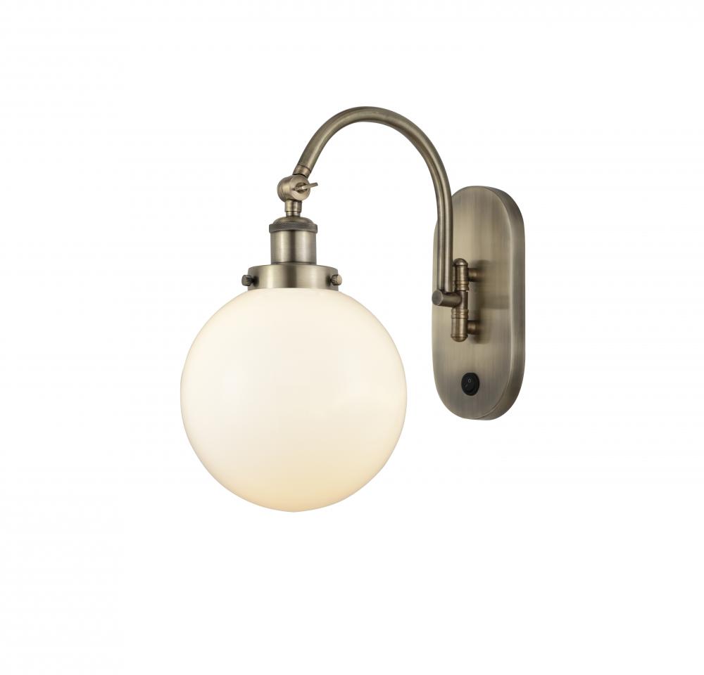 Beacon - 1 Light - 8 inch - Antique Brass - Sconce