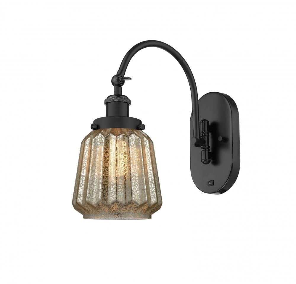 Chatham - 1 Light - 7 inch - Matte Black - Sconce