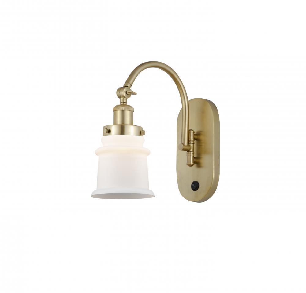 Canton - 1 Light - 7 inch - Satin Gold - Sconce