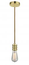 Innovations Lighting 100GD-10CR-5GD - Gatsby - 1 Light - 2 inch - Gold - Cord hung - Mini Pendant