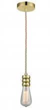 Innovations Lighting 100GD-10RE-5GD - Gatsby - 1 Light - 2 inch - Gold - Cord hung - Mini Pendant