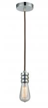 Innovations Lighting 100PC-10BR-5PC - Gatsby - 1 Light - 2 inch - Polished Chrome - Cord hung - Mini Pendant