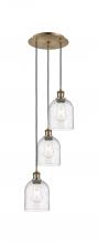 Innovations Lighting 113B-3P-AB-G558-6SDY - Bella - 3 Light - 12 inch - Antique Brass - Cord hung - Multi Pendant