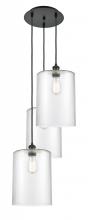 Innovations Lighting 113B-3P-BK-G112-L - Cobbleskill - 3 Light - 16 inch - Matte Black - Cord Hung - Multi Pendant