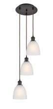 Innovations Lighting 113B-3P-OB-G381 - Castile - 3 Light - 13 inch - Oil Rubbed Bronze - Cord Hung - Multi Pendant