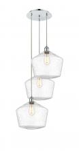 Innovations Lighting 113B-3P-PC-G654-12 - Cindyrella - 3 Light - 19 inch - Polished Chrome - Cord Hung - Multi Pendant