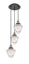 Innovations Lighting 113F-3P-BAB-G664-7 - Bullet - 3 Light - 14 inch - Black Antique Brass - Cord hung - Multi Pendant