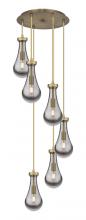 Innovations Lighting 116-451-1P-BB-G451-5SM - Owego - 6 Light - 16 inch - Brushed Brass - Multi Pendant