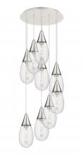 Innovations Lighting 119-450-1P-PN-G450-6SCL - Malone - 9 Light - 20 inch - Polished Nickel - Multi Pendant