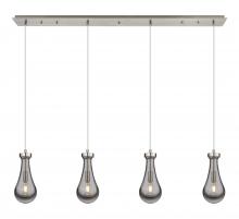 Innovations Lighting 124-451-1P-SN-G451-5SM - Owego - 4 Light - 49 inch - Brushed Satin Nickel - Linear Pendant