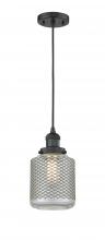 Innovations Lighting 201C-BK-G262 - Stanton - 1 Light - 6 inch - Matte Black - Cord hung - Mini Pendant