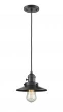 Innovations Lighting 201CSW-OB-M5 - Railroad - 1 Light - 8 inch - Oil Rubbed Bronze - Cord hung - Mini Pendant