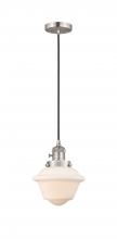 Innovations Lighting 201CSW-SN-G531 - Oxford - 1 Light - 7 inch - Brushed Satin Nickel - Cord hung - Mini Pendant