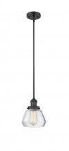 Innovations Lighting 201S-BK-G172 - Fulton - 1 Light - 7 inch - Matte Black - Stem Hung - Mini Pendant