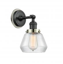  203BK-BPPN-HRPN-G172 - Fulton - 1 Light - 7 inch - Matte Black - Sconce