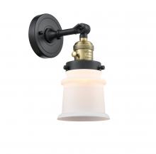 Innovations Lighting 203SW-BAB-G181S - Canton - 1 Light - 5 inch - Black Antique Brass - Sconce