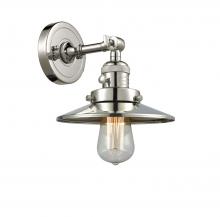  203SW-PN-M1 - Railroad - 1 Light - 8 inch - Polished Nickel - Sconce