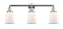 Innovations Lighting 205-PC-G181 - Canton - 3 Light - 30 inch - Polished Chrome - Bath Vanity Light