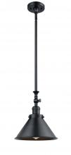 Innovations Lighting 206-BK-M10-BK - Briarcliff - 1 Light - 10 inch - Matte Black - Stem Hung - Mini Pendant