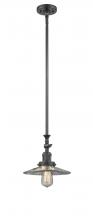  206-OB-G2 - Halophane - 1 Light - 9 inch - Oil Rubbed Bronze - Stem Hung - Mini Pendant