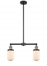 Innovations Lighting 209-BAB-G311 - Dover - 2 Light - 21 inch - Black Antique Brass - Stem Hung - Island Light