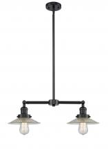 Innovations Lighting 209-OB-G2 - Halophane - 2 Light - 21 inch - Oil Rubbed Bronze - Stem Hung - Island Light