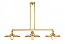 Innovations Lighting 213-SG-MFR-SG-12 - Appalachian - 3 Light - 45 inch - Satin Gold - Stem Hung - Island Light