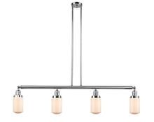 Innovations Lighting 214-PC-G311 - Dover - 4 Light - 49 inch - Polished Chrome - Stem Hung - Island Light