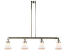 Innovations Lighting 214-PN-G191 - Bellmont - 4 Light - 51 inch - Polished Nickel - Stem Hung - Island Light