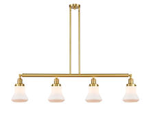 Innovations Lighting 214-SG-G191 - Bellmont - 4 Light - 51 inch - Satin Gold - Stem Hung - Island Light