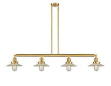 Innovations Lighting 214-SG-G2 - Halophane - 4 Light - 53 inch - Satin Gold - Stem Hung - Island Light