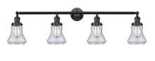 Innovations Lighting 215-BK-G194 - Bellmont - 4 Light - 42 inch - Matte Black - Bath Vanity Light