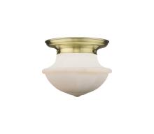  221-1F-AB-G541 - Oxford - 1 Light - 14 inch - Antique Brass - Flush Mount