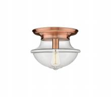 Innovations Lighting 221-1F-AC-G542 - Oxford - 1 Light - 14 inch - Antique Copper - Flush Mount