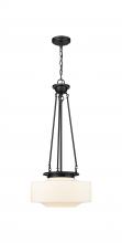 Innovations Lighting 221-1P-BK-G691-16 - Bridgeton - 1 Light - 16 inch - Matte Black - Chain Hung - Pendant