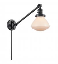 Innovations Lighting 237-BK-G321 - Olean - 1 Light - 9 inch - Matte Black - Swing Arm