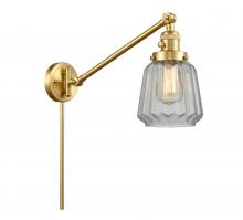  237-SG-G142 - Chatham - 1 Light - 8 inch - Satin Gold - Swing Arm