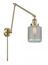  238-AB-G262 - Stanton - 1 Light - 6 inch - Antique Brass - Swing Arm