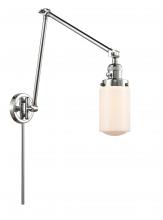 Innovations Lighting 238-PC-G311 - Dover - 1 Light - 5 inch - Polished Chrome - Swing Arm