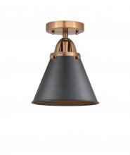 Innovations Lighting 288-1C-AC-M13-BK - Appalachian - 1 Light - 8 inch - Antique Copper - Semi-Flush Mount