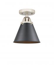 Innovations Lighting 288-1C-PN-M13-BK - Appalachian - 1 Light - 8 inch - Polished Nickel - Semi-Flush Mount