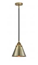 Innovations Lighting 288-1S-BAB-M13-AB - Appalachian - 1 Light - 8 inch - Black Antique Brass - Cord hung - Mini Pendant