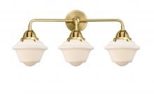  288-3W-SG-G531 - Oxford - 3 Light - 26 inch - Satin Gold - Bath Vanity Light