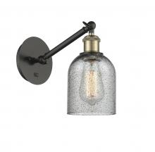 Innovations Lighting 317-1W-BAB-G257 - Caledonia - 1 Light - 5 inch - Black Antique Brass - Sconce