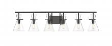 Innovations Lighting 354-6W-BK-CL - Colden - 6 Light - 45 inch - Matte Black - Bath Vanity Light