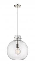 Innovations Lighting 410-1PL-PN-G410-14SDY - Newton Sphere - 1 Light - 14 inch - Polished Nickel - Cord hung - Pendant