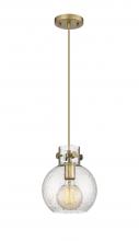 Innovations Lighting 410-1PS-BB-G410-8SDY - Newton Sphere - 1 Light - 8 inch - Brushed Brass - Cord hung - Mini Pendant