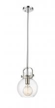 Innovations Lighting 410-1SS-PN-G410-8CL - Newton Sphere - 1 Light - 8 inch - Polished Nickel - Mini Pendant